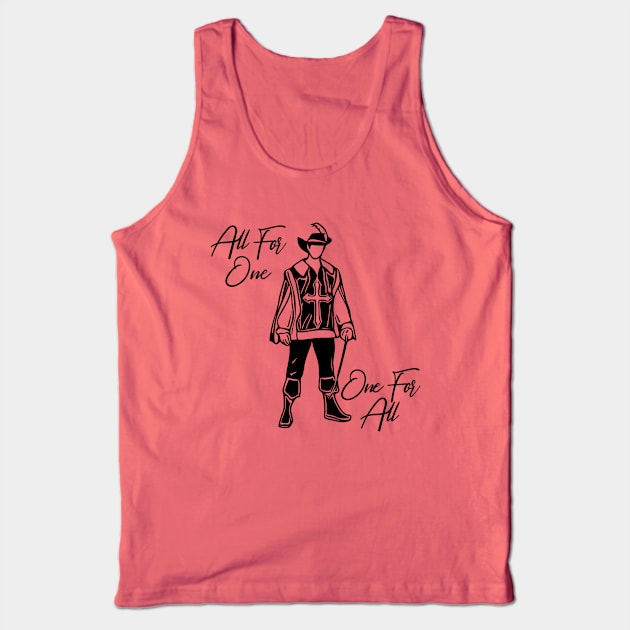 All For One, One For All Tank Top by KayBee Gift Shop